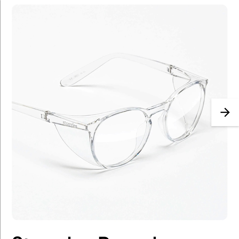 Stoggles eye protection, wore twice! Selling because I got the square ones
